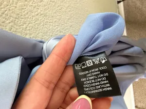 NBD Revolve Luna Gown in Baby‎ Blue Maxi Dress Ruffle Formal Cocktail Womens M thumbnail 8