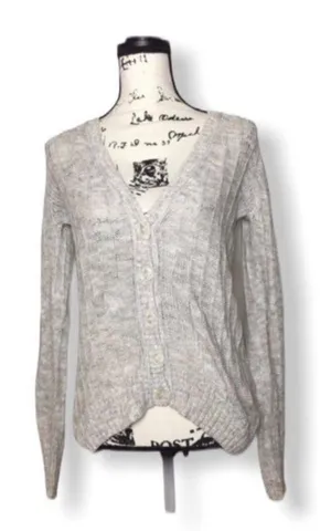 Loose knit lightweight cardigan thumbnail 1