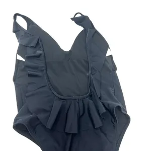 Aerie size large black‎ one piece bathing suit swimsuit new with tags low back thumbnail 4