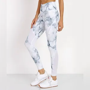 Varley Women’s Performance Windsor Tight Teal‎ Marble Leggings Size XXS thumbnail 3