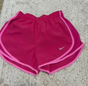 pink nike dry fit shorts thumbnail 1