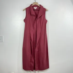 LUUKAA Sculptural Vest Meets Dress Size US 10 Dry Rose Lagenlook Avant‎ Garde thumbnail 2