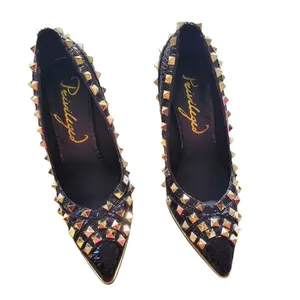 Privileged Pheonix Stud‎ Black Heels Size: 6.5 thumbnail 2