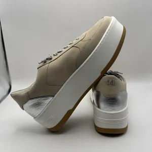 P448 Women's Empire Neutral Platform Sneakers Lace Up EU‎ 40 Streetwear Size 9 thumbnail 7
