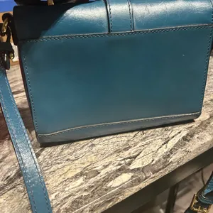 Zara Teal Leather Accessory thumbnail 9