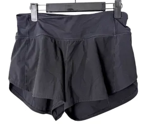 Lululemon Hotty Hot Lined Shorts Black 3.5 inseam Size 4 thumbnail 1