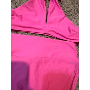 Aerie‎ Pink Halter High Waisted Bikini Set XS NWT Two Piece Swimsuit thumbnail 5
