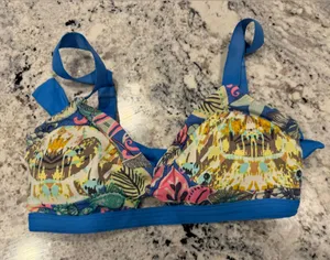 Colorful Patterned‎ Bikini Top maaji M thumbnail 1