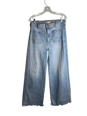 MOTHER Undercover Sneak Patch Pocket Wide Leg Jeans 31 thumbnail 2