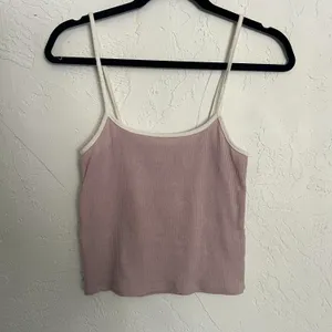 Cropped Pink Purple Tank Top thumbnail 1