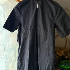 Zara Classic midi Black Dress thumbnail 4