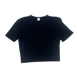 Lululemon Wundermost Ultra-Soft Nulu Crewneck Cropped T-Shirt Black XS thumbnail 2
