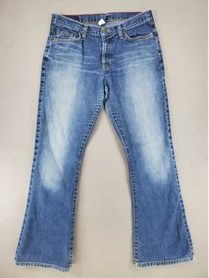 Vintage Abercrombie & Fitch Jeans Size 6S Flare Low‎ Rise Bootcut USA 90s Y2K thumbnail 1