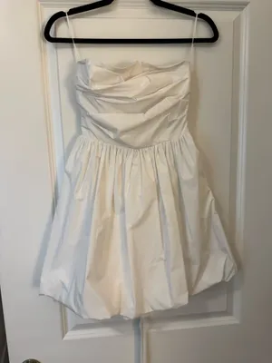 Amanda Uprichard x REVOLVE Stassie Dress White thumbnail 3