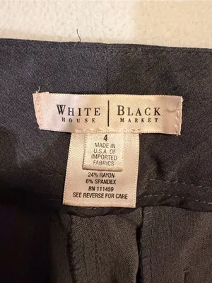 White House Black Market Gray Dress Capris thumbnail 3
