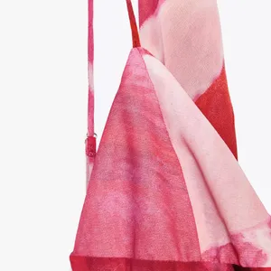 ZARA Elegant Pink Floral Maxi Dress thumbnail 10