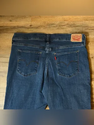 Levi's 315 Shaping Bootcut Jeans Blue Denim Size 32 thumbnail 5