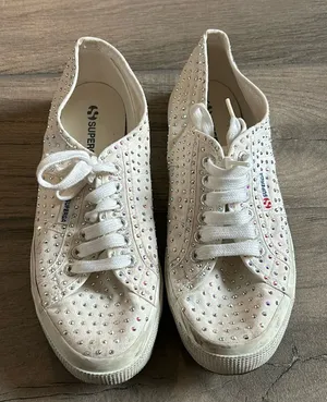 Superga rhinestone tennis shoe thumbnail 1