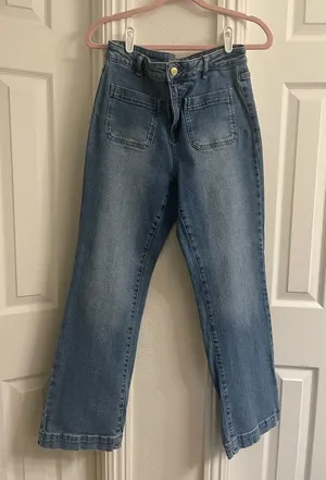 Michael Kors Straight-Leg Women’s Jeans - Light Blue Wash thumbnail 1