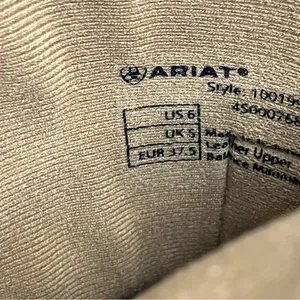 Ariat sport patriotic camouflage boots western cowboy brown tan women’s‎ size 6 thumbnail 8