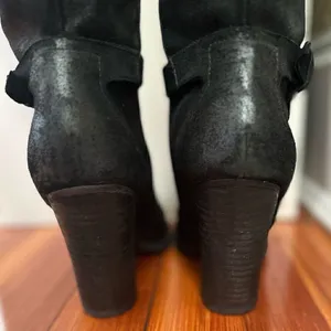 Belle by Sigerson Morrison Hayley Distressed Suede Knee-High Boots Size 8 thumbnail 7