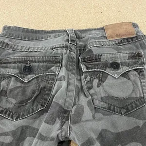 True-religion Women's Grey and Black Jeans thumbnail 3