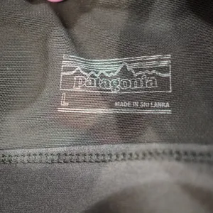 Patagonia Active Compression Racerback Sports Bra‎ Gray Black Size L thumbnail 6
