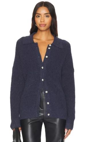 Central Park West Millie Oversized‎ Sweater Polo Navy Size XS thumbnail 1