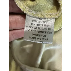 SAINT ART Haley Style Maxi‎ Slip Dress Satin Chartreuse Yellow Size XL thumbnail 7