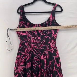 Jones New York Fit & Flare Dress Black‎ Pink 10 thumbnail 13
