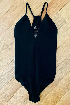 Free People Intimately Black Bodysuit XS thumbnail 3