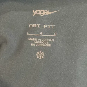 Nike yoga blue leggings pants woman’s large EUC thumbnail 7