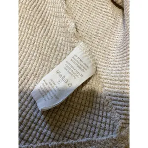 We The Free Free People Cream Waffle Knit Thermal Long Sleeve Top Large 0736 thumbnail 5