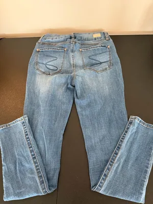 Seven7 Tummyless High Rise Skinny Jeans Size 4 Light Wash thumbnail 7