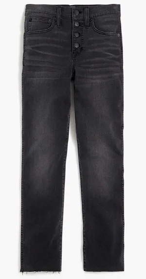 J.Crew High-Rise vintage straight button up jeans SZ:30 thumbnail 1