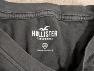 Hollister California Gray Long Sleeve T-shirt Size XS Y2K thumbnail 3