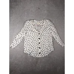 MAEVE‎ Anthro Jourdain Polka Dot Long Sleeve V-Neck Large thumbnail 3