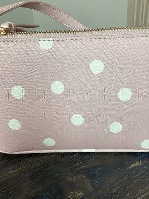 Ted Baker Blush Pink Polka Dot Shoulder Bag Clutch thumbnail 3