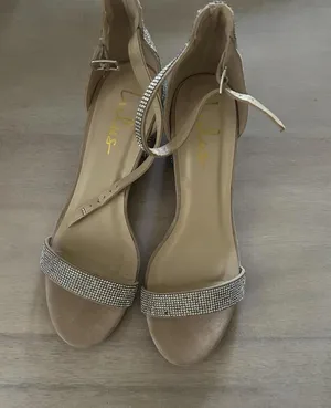 lulus silver kitten heels :) thumbnail 1