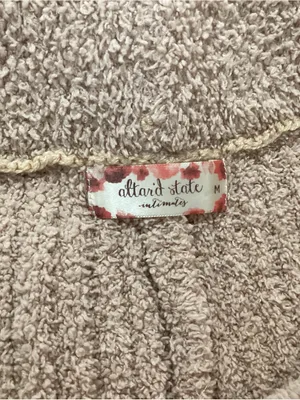 Altar'd State Intimates Sherpa Shorts Size Medium thumbnail 3