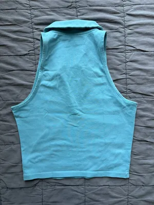 Abercrombie & Fitch Essential Polo Tank - Pool Blue - S thumbnail 10