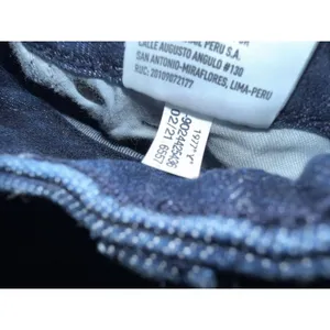 American Eagle Women's Jean‎ Shorts 000 High Rise Button AE Stretch Dark Midi thumbnail 4