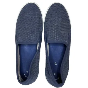 Sperry (8) Seaside Navy Emboss Woven Textured Elastic Slip On Loafer Shoe thumbnail 7