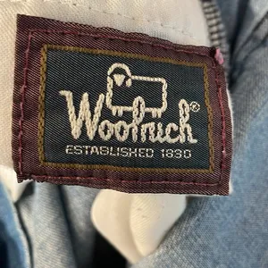 Woolrich Women's M Vintage 80s 14 Stone Wash Faded Knee Length Denim Jean Skirt thumbnail 4