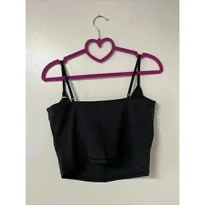 SKIMS Fits Everybody Crop Cami Onxy Size Small new sealed thumbnail 2