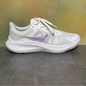 Nike Air Zoom Winflo 8 Women's Grey / White / Violet Sneakers Size 9 thumbnail 12