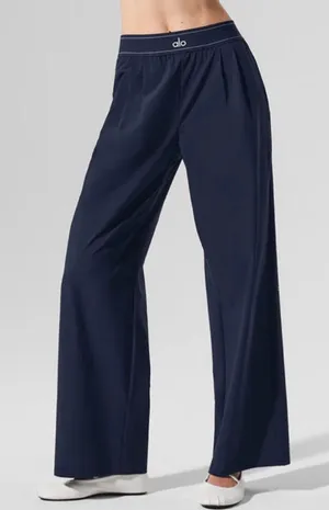 Alo Yoga Suit Up Trouser (Regular) Navy M thumbnail 1