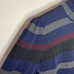 Lauren Ralph Lauren shimmering colorblock striped mockneck sweater size L thumbnail 4
