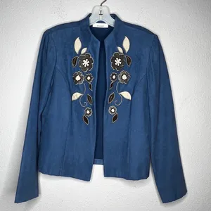 Vintage Dressbarn‎ Jacket Blue Size M thumbnail 5