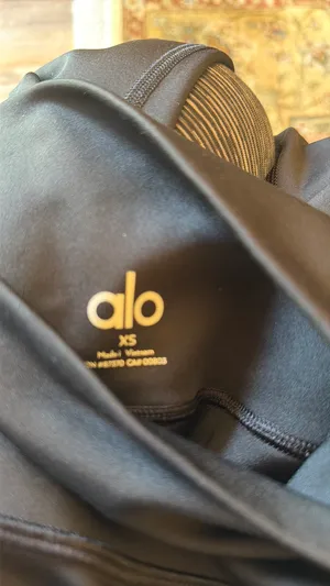 Alo Flare Yoga Pants Black thumbnail 4